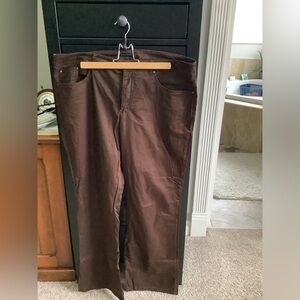 Brown slacks. Jones New York